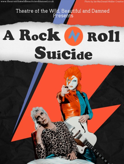 A Rock N Roll Suicide poster &amp; flyer