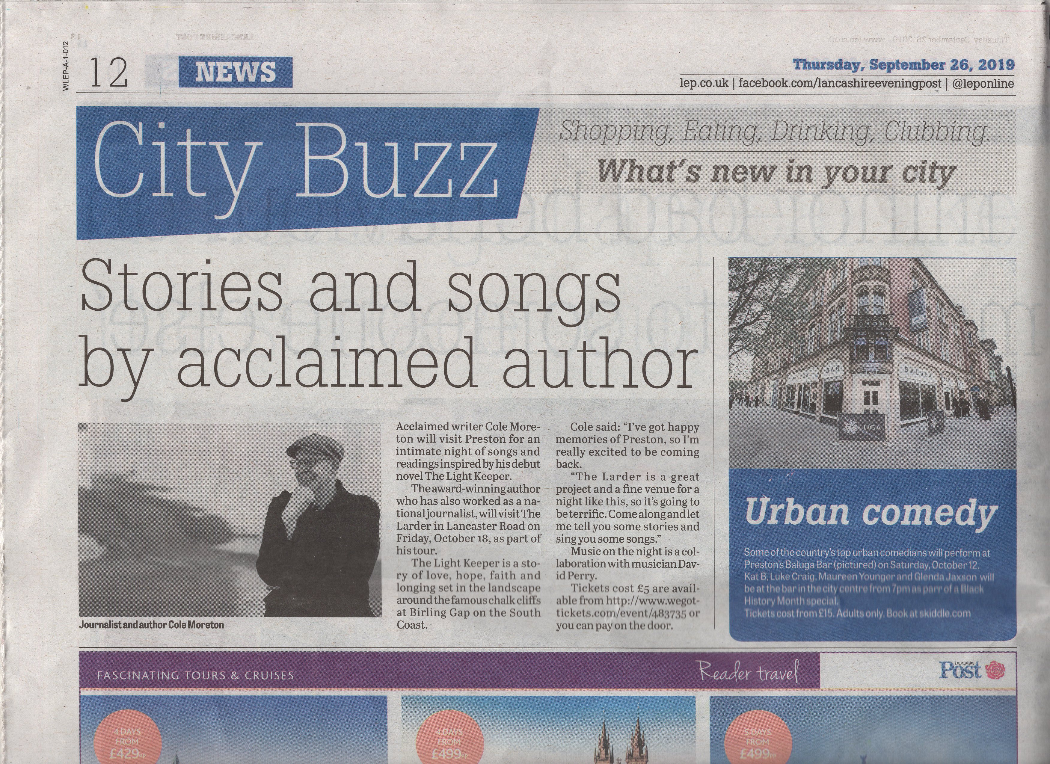 2019 sept 26 cole moreton